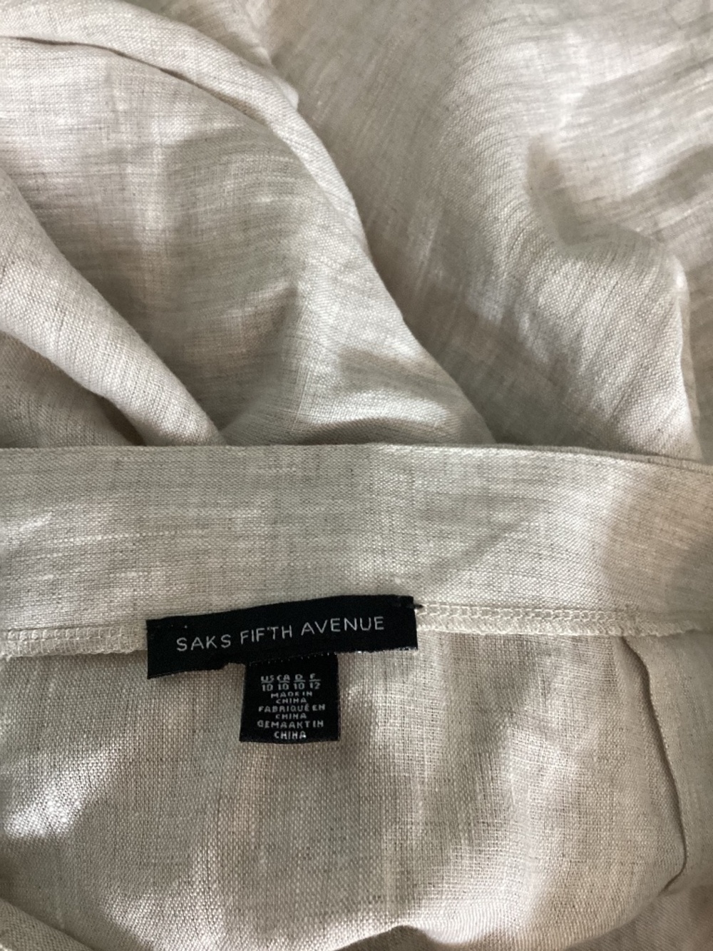 Saks Fifth Avenue Linen Maxi Skirt - Picture 7 of 8